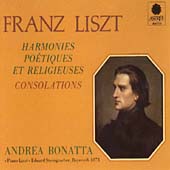Liszt: Harmonies Poetiques & Religeuses / Andrea Bonatta