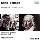 Zender: Hoelderlin lesen I-III / Salome Kammer, Arditti Quartet