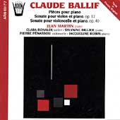 C. Ballif: Pieces for Piano & Chamber Music