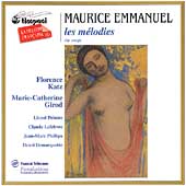 Emmanuel: Les Melodies / Florence Katz, Marie Girod, et al