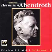 Edition Herman Abendroth-Portrait Inedit Volume II