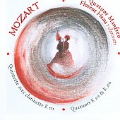 Mozart: Clarinet Quintet K.581, Clarinet Quartets K.380-374f,  K.378-317d (3/2007) / Florent Heau(cl), Manfred String Quartet