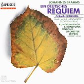 Brahms: German Requiem / Kegel, Haeggander, Lorenz