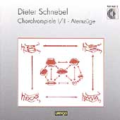Schnebel: Choralvorspiele 1 & 2 / Gerd Zacher