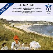 Brahms: Violin Concerto, Hungarian Dances, Chamber Music