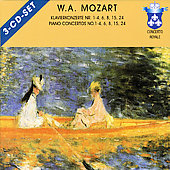 Mozart: Piano Concertos Nos. 1-4, 6, 8, 15 & 24