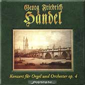 Handel: Konzert fuer Orgel und Orchester Op. 4 / Georg Fritzsch, Henning Wagner, et al