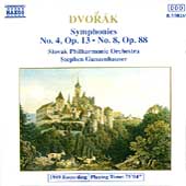 Dvorak: Symphonies 4 and 8