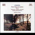 Chopin: Complete Piano Music Vol 1 / Biret