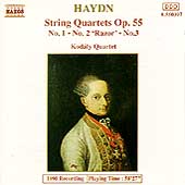 Haydn: String Quartets Op. 55 Nos. 1