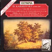 Kabalevsky Volume 10 - Piano Concerto no 1, Comedians, etc