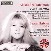 Tansman: Violin Concerto etc / Beata Halska et al