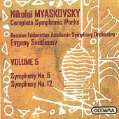 Myaskovsky: Complete Symphonic Works Vol 5 /Svetlanov, et al