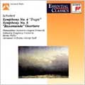 Schubert: Symphonies Nos 4 & 5; Rosamunde - Ov