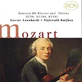 Mozart: Violin Sonatas,K58, K304 & K481
