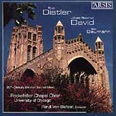 20th Century German Scared Music / Rockefeller Chapel Choir