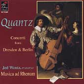 Quantz: Concerti from Dresden & Berlin / Wentz, et al