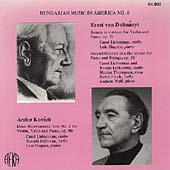 Hungarian Music in America Vol 6 - Dohnanyi, Kovach