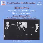 Great Chamber Music - Beethoven / Thibaud, Casals, Cortot