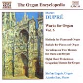 Organ Encyclopedia - Dupre: Works for Organ Vol 6 / Engels