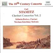 Stamitz: Clarinet Concertos Vol 2 / Kalman Berkes, et al