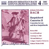 Bach: Harpsichord Concertos, Volume 2