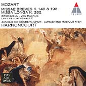 Mozart: Missae Breves K140, K192, & K262 / Harnoncourt