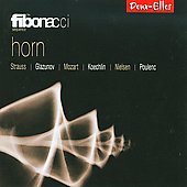 Horn - R.Strauss, Glazunov, Mozart, Koechlin, Nielsen, Poulenc / Stephen Stirling(hrn), The Fibonacci Sequence