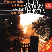 Foerster: Works for Violin & Piano / Josef Suk, Josef Hala