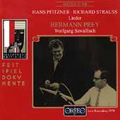 Pfitzner, R. Strauss: Lieder / Hermann Prey, Sawallisch