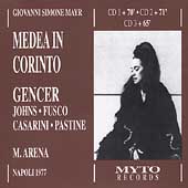 Mayr: Medea in Corinto / Arena, Gencer, Johns, Fusco, et al