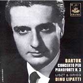 Bartok, Liszt, Grieg: Piano Concertos / Dinu Lipatti, et al