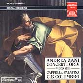 Zani: Concerti Op IV / Giovanni Columbro, Capella Palatina
