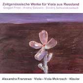 Zeitgenoessische Werke fuer Viola aus Russland / Franzewa, etc