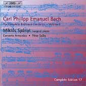 C.P.E. Bach: Complete Keyboard Concertos Vol 9 / Spanyi