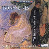 Ries: Sonatas for Cello and Piano / Bonucci, Orvieto