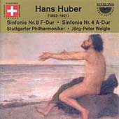 Huber: Symphonies no 4 & 8 / Weigle, Stuttgart PO