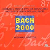 Bach 2000 Vol 87 - Chorales, etc / Koopman, Gritton