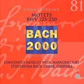 Bach 2000 Vol 81 - Motets BWV 225-230 / Harnoncourt, et al