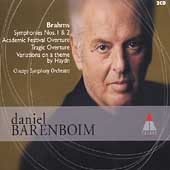 Brahms: Symphonies no 1 & 2, Overtures / Daniel Barenboim