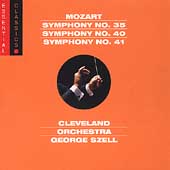 Mozart: Symphonies no 35, 40, 41 /Szell, Cleveland Orchestra
