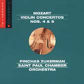 Mozart: Violin Concertos 4 & 5, etc /Zukerman, Saint Paul CO