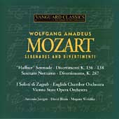 Mozart: Serenades & Divertimenti / Antonio Janigro, et al
