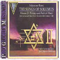 Rossi: The Songs of Solomon Vol 2 - Holiday and Festival