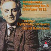 Tchaikovsky: Symphony no 5, Overture 1812 / Daniel Barenboim