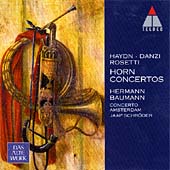 Haydn, Danzi, Rosetti: Horn Concertos / Baumann, Schroeder et al