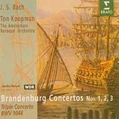 Bach: Brandenburg Concertos 1-3 / Koopman, Amsterdam Baroque