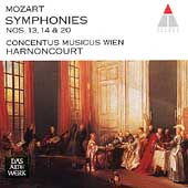 Mozart: Symphonies nos 13, 14 & 20 / Harnoncourt
