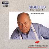 Sibelius: Symphonies No.5, No.7 / Paavo Berglund(cond), Chamber Orchestra of Europe
