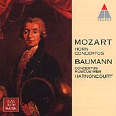 W. A. Mozart: Horn Concertos / Baumann, Harnoncourt
